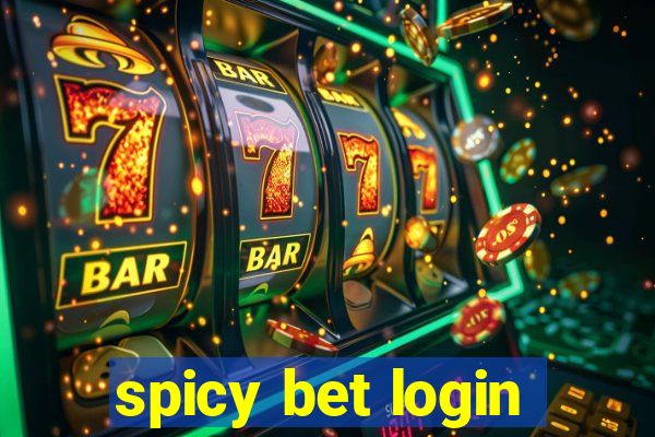 spicy bet login